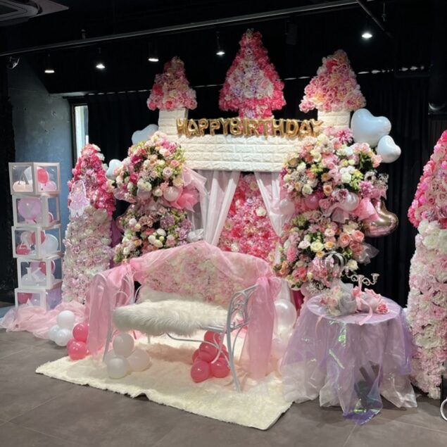 新宿DHNoA フラスタ フラワーバルーンスタンド