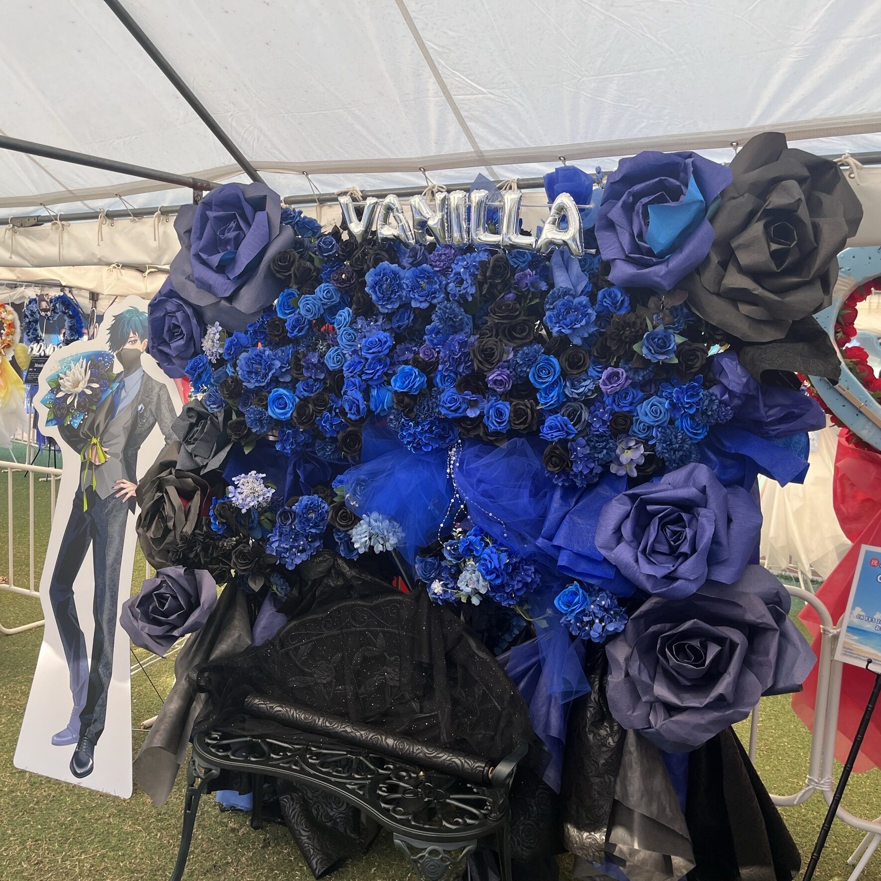 東京ドームシティホール フラスタ フラワーバルーンスタンド