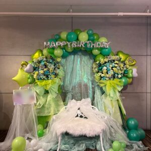 バルーンアーチ 1段（参考デザイン）