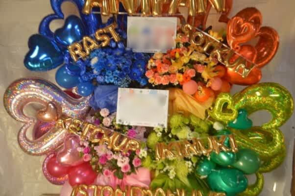 吉祥寺CLUB SEATA フラスタ フラワーバルーンスタンド