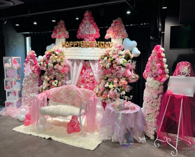 新宿DHNoA フラスタ フラワーバルーンスタンド