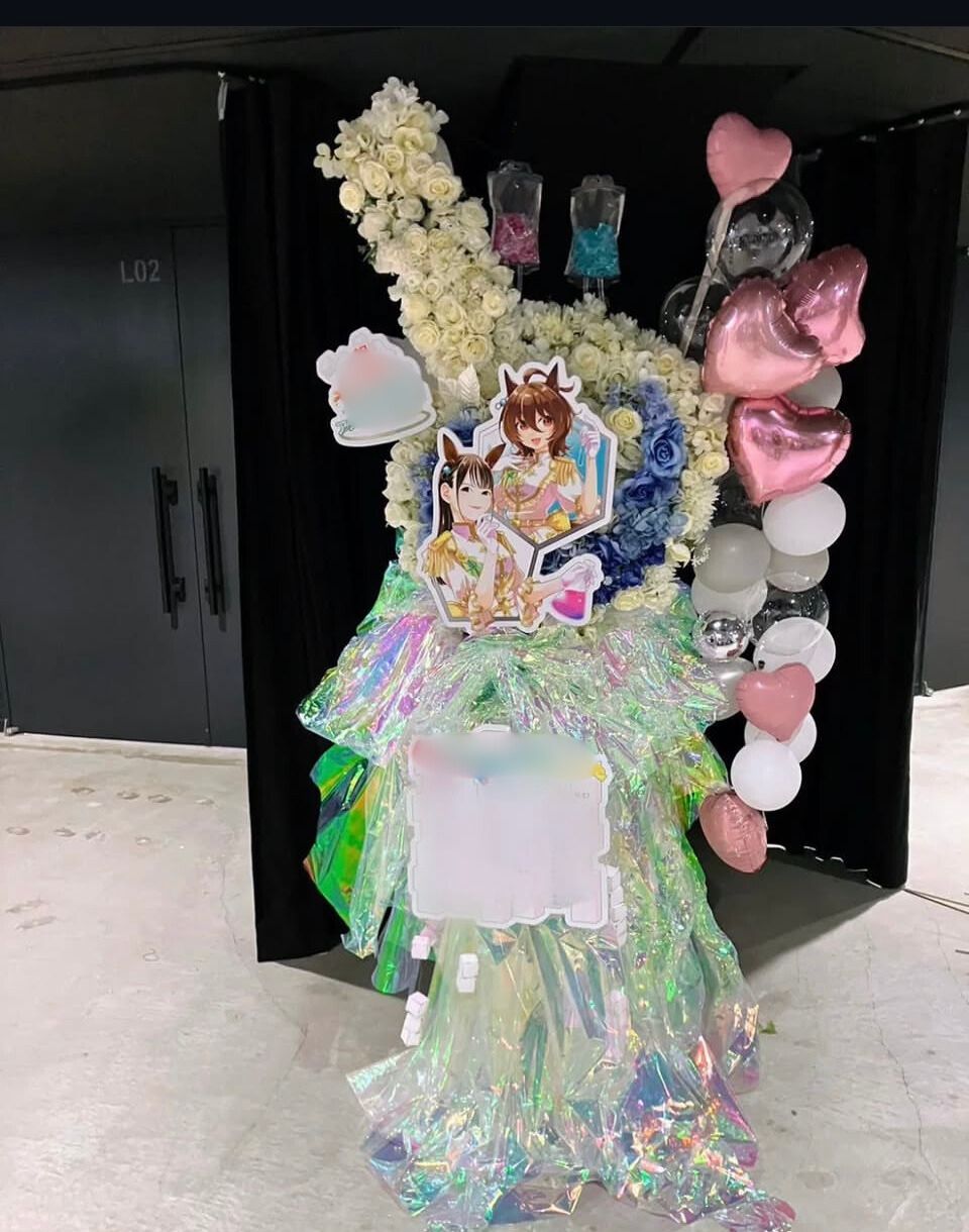 ぴあアリーナMM フラスタ フラワーバルーンスタンド