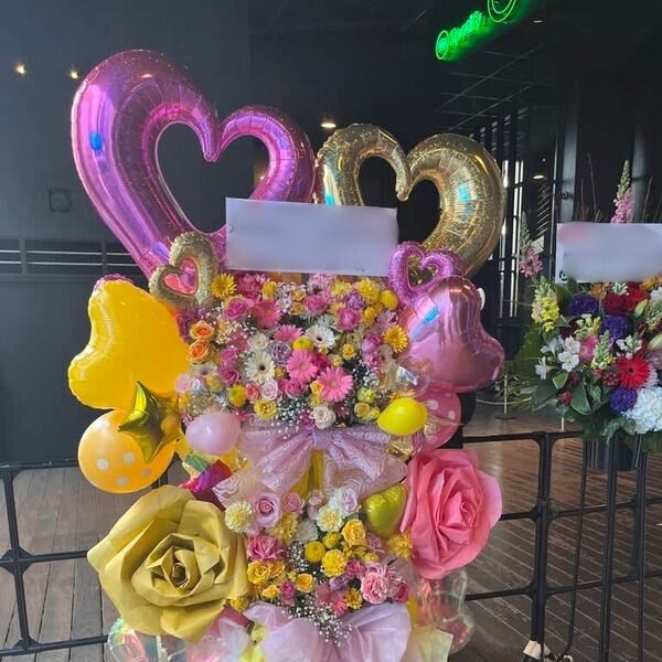 Spotify O-EAST フラスタ フラワーバルーンスタンド