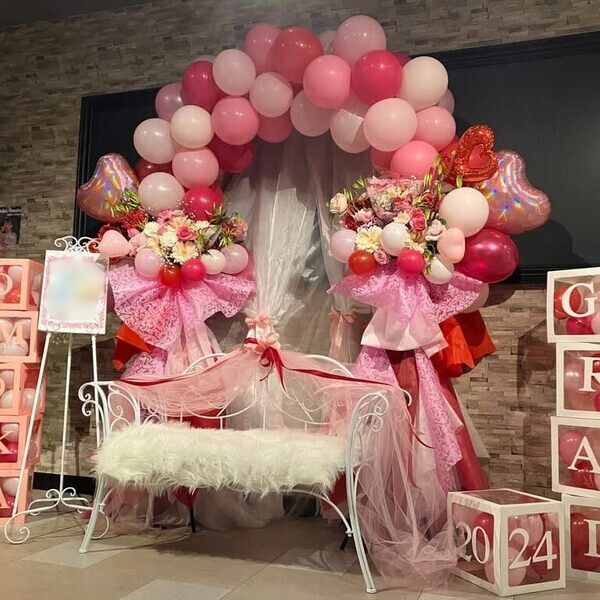 五反田G7 フラスタ フラワーバルーンスタンド