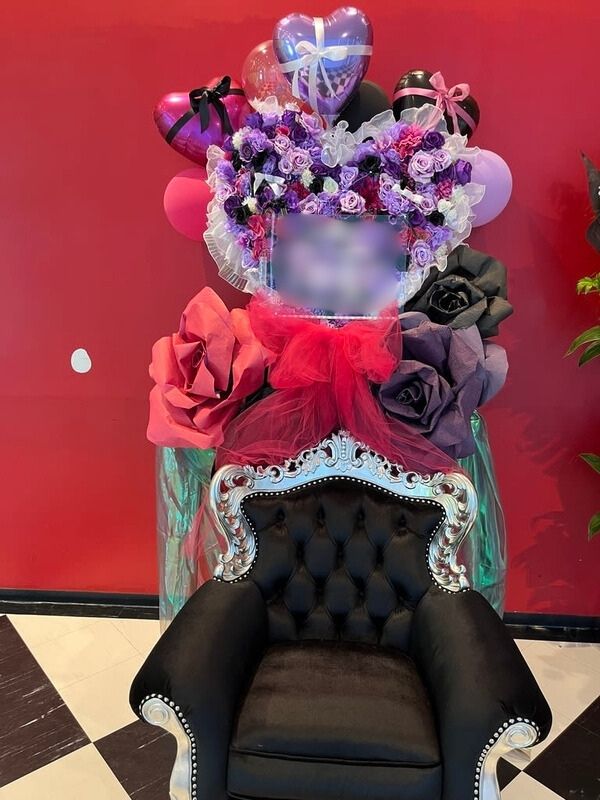 東京ドームシティホール フラスタ フラワーバルーンスタンド