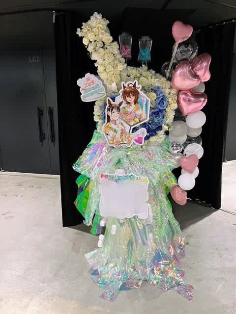 ぴあアリーナMM フラワースタンド施工写真