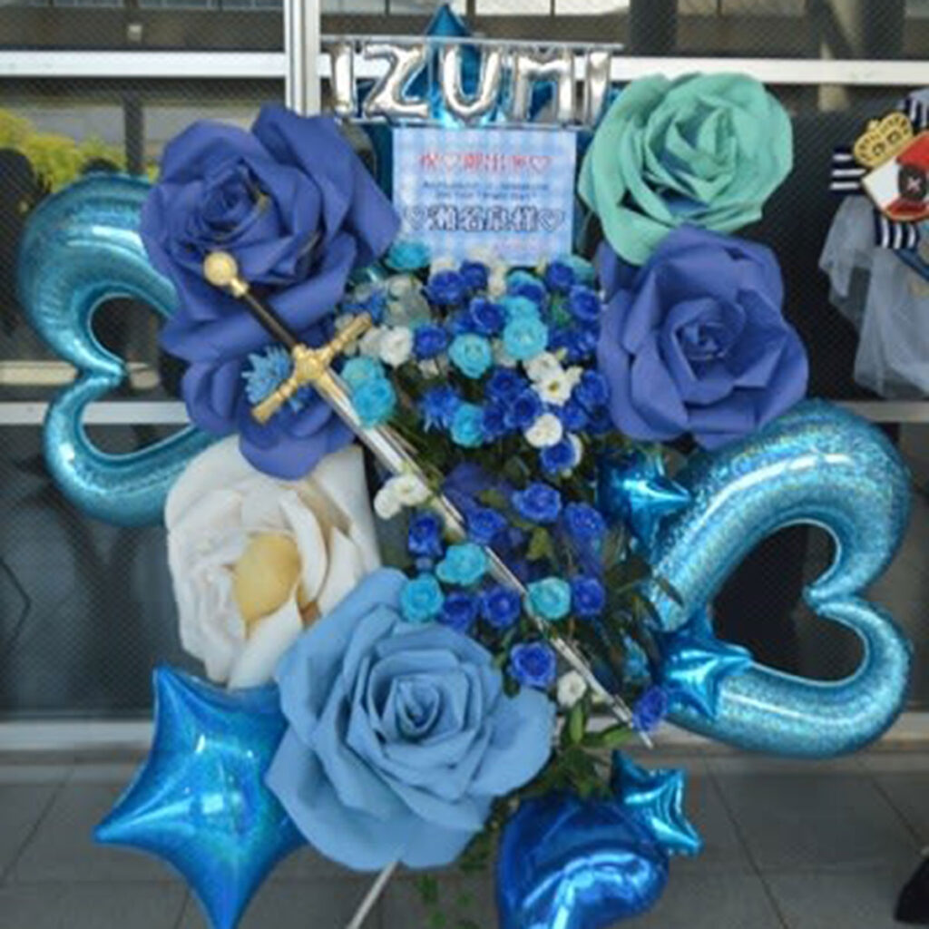 幕張メッセ　　ジャイアントフラワースタンド＆生花スタンド