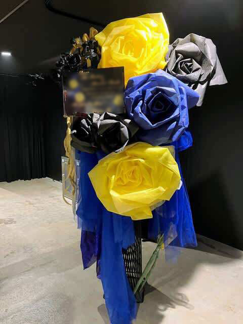 ぴあアリーナMM フラワースタンド施工写真