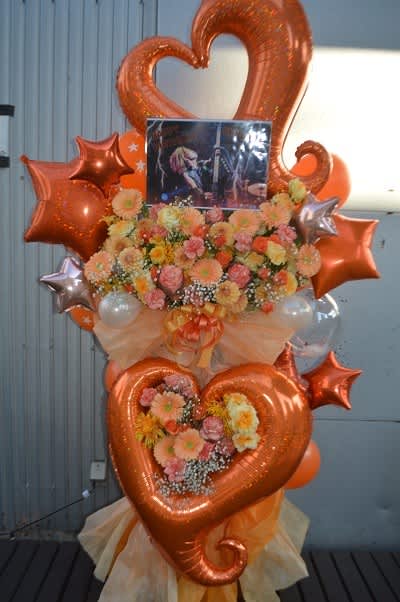 川口Live Space Hearts　オレンジメイン２段スタンド