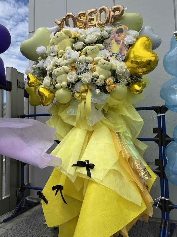 Zepp Haneda　プリちゃんのぬいぐるみ付フラスタ