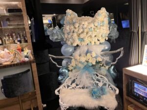 GOTANDA G2｜猫耳バルーンアーチ×ぬいぐるみ装飾＆ベンチ付き