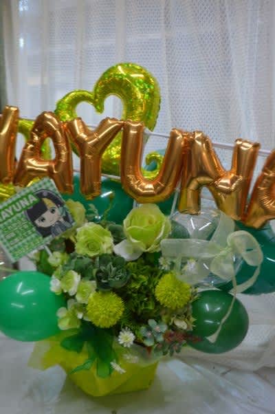 渋谷Spotify O-Crestにお届けの楽屋花
