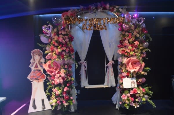 渋谷ライブハウス nagomix アーチブランコ付きフラスタ