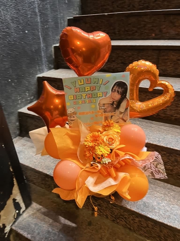 SHIBUYA DESEO　オレンジメインバルーンアーチ