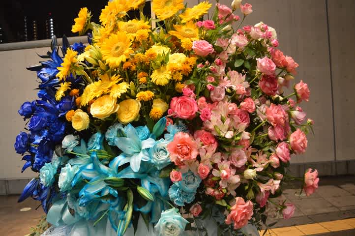 アニメロサマーライブにお届けのスタンド花　２０１６