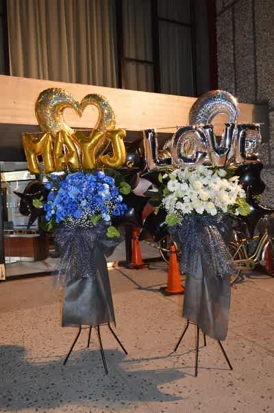 東京文化会館 May J.様宛のスタンド花