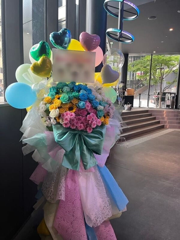 池袋harevutai フラワースタンド施工写真