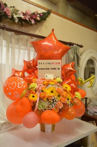 幕張メッセ　オレンジメイン　楽屋花