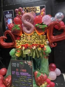 club asia マーキーライト付きフラワースタンド