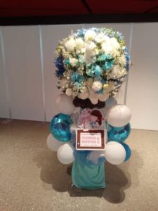 東京ガーデンシアター 気球をイメージしたフラスタ